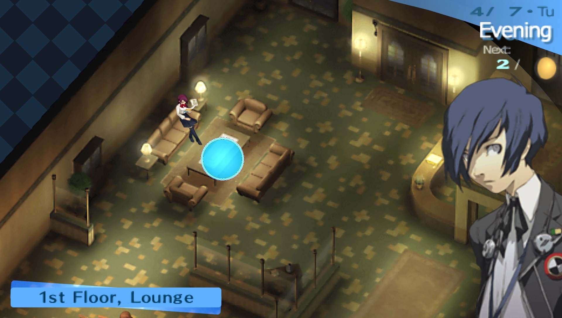 Persona 3 Portable gameplay on PPSSPP